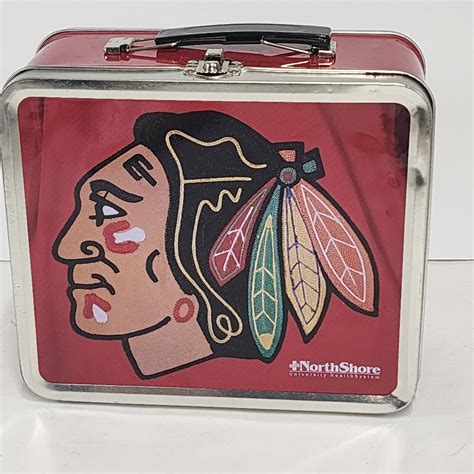 chicago blackhawks metal lunch box|Chicago Blackhawks Lunch for sale .